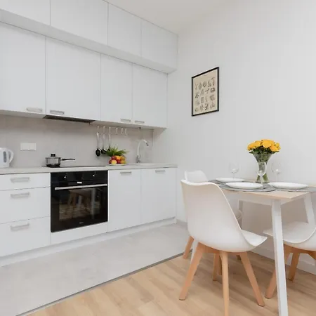 Warsaw Apartment Postepu With Parking By Noclegi Renters Exterior photo