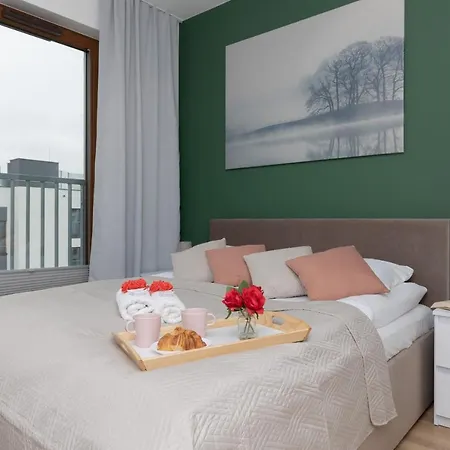 Warsaw Apartment Postepu With Parking By Noclegi Renters Exterior photo