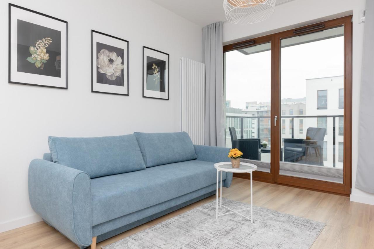 Postepu With Parking By Renters Apartment Warsaw